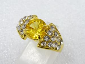 色石　指輪(18号)